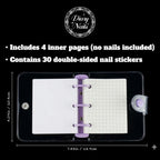Nails Binder & Double-Sided Nail Stickers