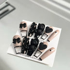 Matte Black Bow