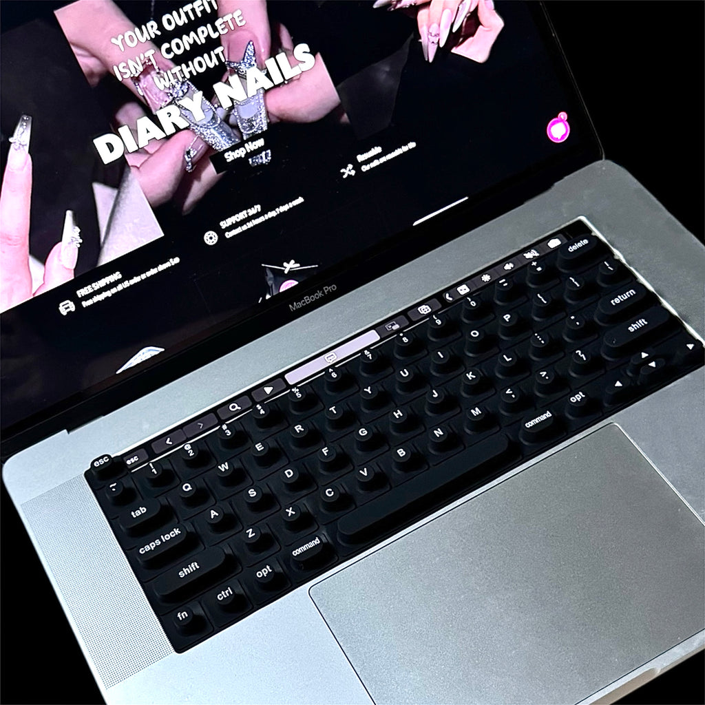 Long Nail-Friendly Keyboard Cover