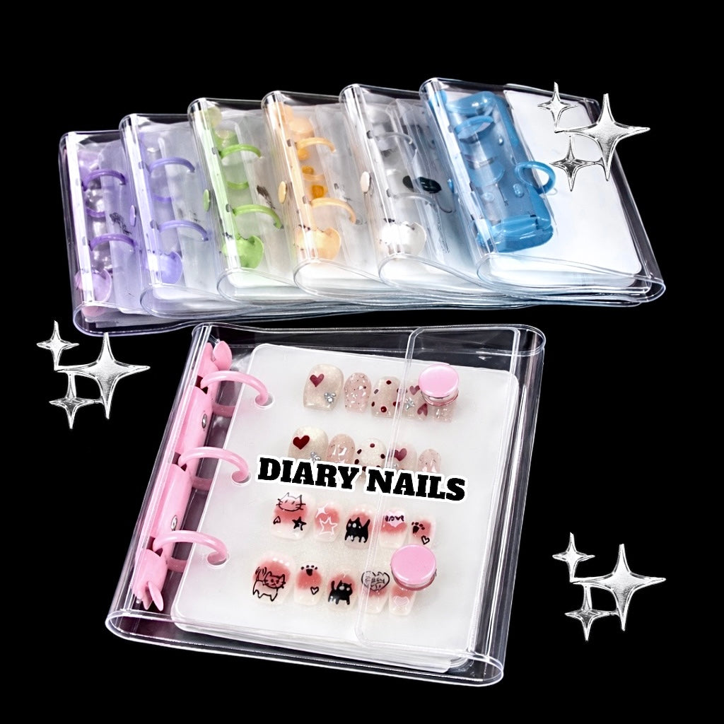 Nails Binder & Double-Sided Nail Stickers